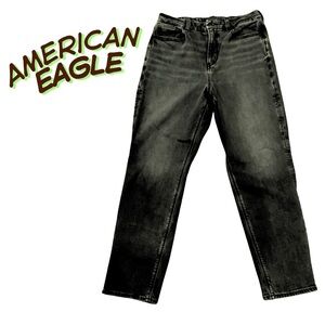 American Eagle Outfitters Black Straight Leg Jeans